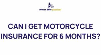 Unveiling the Intriguing World of Short-Term Motorcycle Insurance