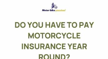 Unveiling the Secrets of Motorcycle Insurance Coverage