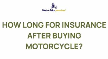 Unveiling the Mystery: Motorcycle Insurance Waiting Period