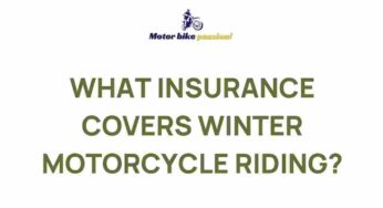 Unveiling the Secrets of Winter Motorcycle Insurance Coverage