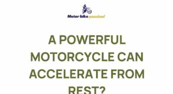 Unleashing the Power: The Thrilling World of Motorcycle Acceleration