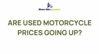 Uncovering the Surprising Trend of Rising Used Motorcycle Prices