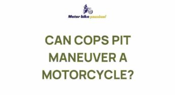 Unveiling the Secret Tactics of Police Motorcycle Maneuvers
