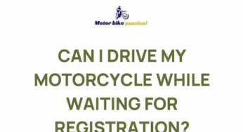 Unveiling the Mystery: Riding a Motorcycle Without Registration