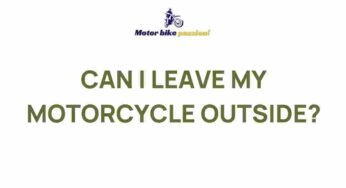 Unveiling the Secrets of Outdoor Motorcycle Storage