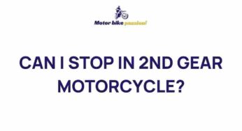 Uncover the Surprising Benefits of Riding in 2nd Gear on Your Motorcycle