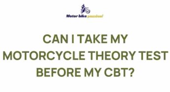 Uncover the Secret: Taking the Motorcycle Theory Test Before CBT