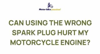 Uncovering the Impact of Incorrect Spark Plugs on Motorcycle Engines