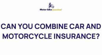 Unveiling the Benefits of Bundling Car and Motorcycle Insurance