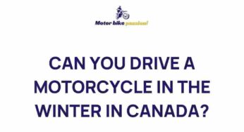 Winter Riding: Navigating Canada’s Roads on Two Wheels