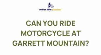 Uncover the Thrills of Motorcycle Riding at Garrett Mountain
