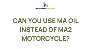 Unveiling the Mystery: Ma Oil vs. Ma2 Motorcycle Oil