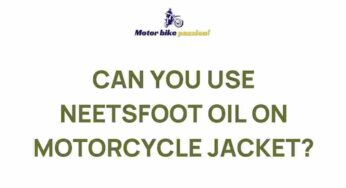 Uncover the Benefits of Neatsfoot Oil for Motorcycle Gear