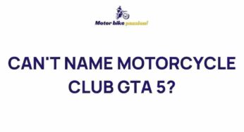 Uncover the Mysterious World of GTA 5 Motorcycle Clubs