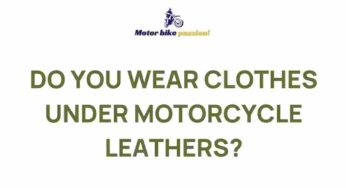 Unveiling the Mystery: What Lies Beneath Motorcycle Leathers