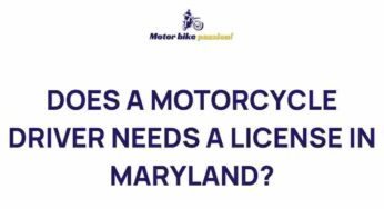Unraveling the Mysteries of Motorcycle Licensing in Maryland