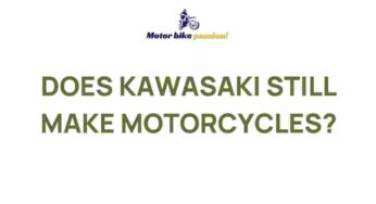 Uncovering the Mystery: Does Kawasaki Still Produce Motorcycles?