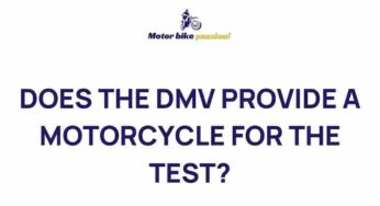 Unveiling the Secrets of Motorcycle Testing at the DMV
