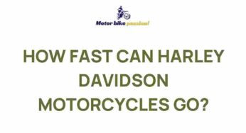 Unleashing the Speed: The Maximum Velocity of Harley Davidson Motorcycles