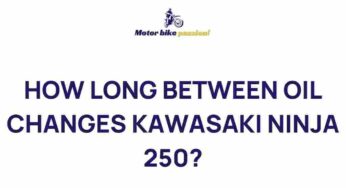 Uncovering the Best Maintenance Routine for Your Kawasaki Ninja 250