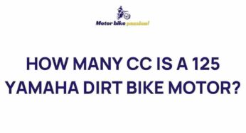 Uncovering the Power: What You Need to Know About 125 Yamaha Dirt Bike Motors