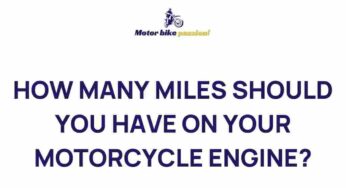 Uncover the Secrets: Ideal Mileage for Motorcycle Engines