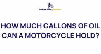 Unveiling the Mystery: Motorcycle Oil Capacity Revealed