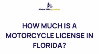 Uncovering the Cost of Getting a Motorcycle License in Florida