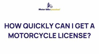 Uncover the Secrets to Fast Motorcycle License Acquisition
