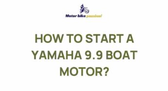 Unleash the Power: Mastering the Yamaha 9.9 Boat Motor