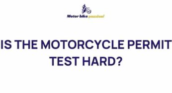 Unraveling the Mystery: How Difficult is the Motorcycle Permit Test?