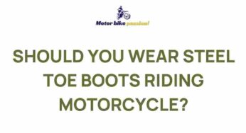 Uncover the Surprising Benefits of Steel Toe Boots for Motorcycle Riders