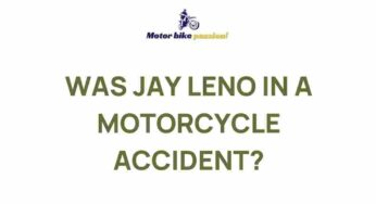 Unraveling the Mystery: Jay Leno’s Motorcycle Accident
