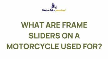 Unveiling the Hidden Benefits of Motorcycle Frame Sliders