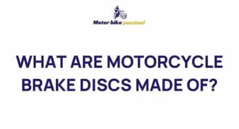 Unveiling the Secrets of Motorcycle Brake Discs