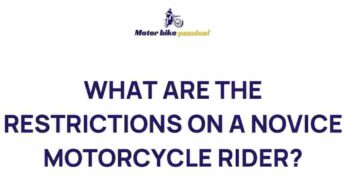 Unveiling the Rules and Limits for Novice Motorcycle Riders