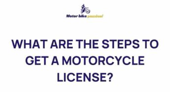 Unraveling the Mystery: How to Obtain a Motorcycle License