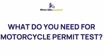 Uncover the Secrets to Passing Your Motorcycle Permit Test