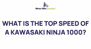 Unveiling the High-Speed Secrets of the Kawasaki Ninja 1000
