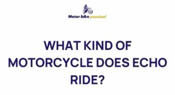 Unveiling Echo’s Ride: The Ultimate Motorcycle Mystery Revealed