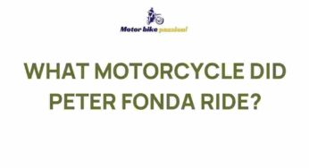 Unveiling the Iconic Motorcycle Ridden by Peter Fonda