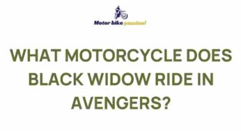 Unveiling the Mysterious Motorcycle of Black Widow in Avengers