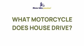 Unveiling the Mystery: What Motorcycle Does House Drive?