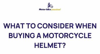 Uncovering the Secrets to Choosing the Perfect Motorcycle Helmet