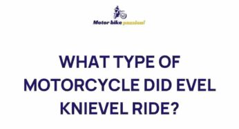 Unveiling the Legendary Motorcycle of Evel Knievel