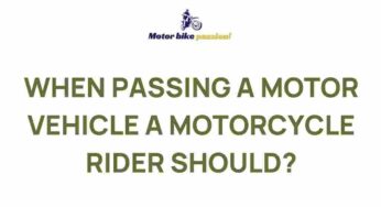 The Art of Overtaking: Mastering Safe Motorcycle Passing Techniques