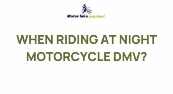 Uncover the Secrets of Nighttime Motorcycle Riding