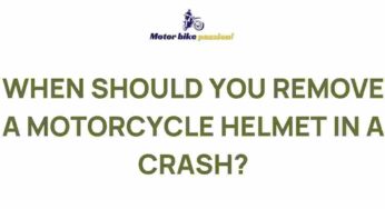 Unveiling the Mystery: The Right Time to Remove a Motorcycle Helmet