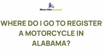 Unveiling the Intriguing Process of Registering a Motorcycle in Alabama