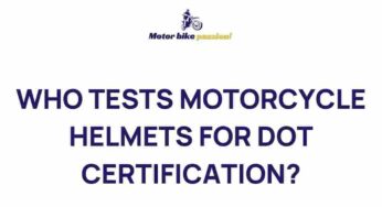 Unveiling the Intriguing World of DOT Certification Testing for Motorcycle Helmets